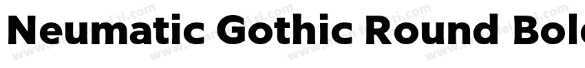 Neumatic Gothic Round Bold字体转换